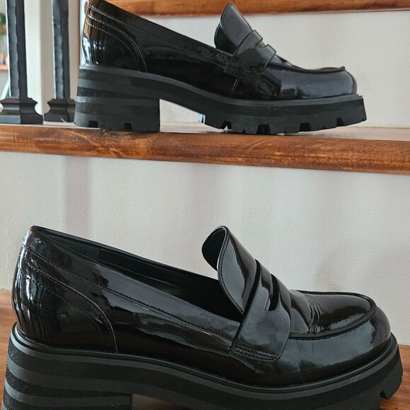 Marc Fisher Latika Patent Lug Soles 7.5 medium - Picture 10 of 13